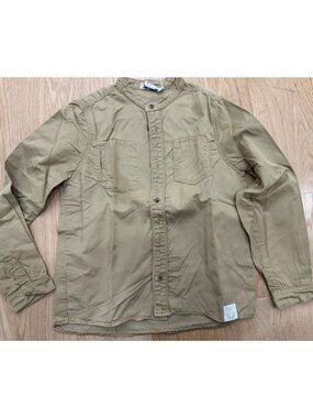 Bonpoint boys camel shirt size 12